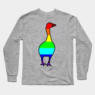 Rainbow Goose Long Sleeve T-Shirt